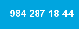 984 287 18 44 984 287 18 44